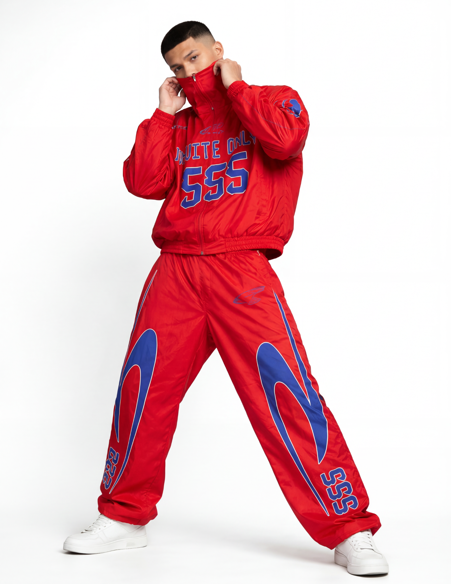 FASTLANE RED/BLUE WINDBREAKER SET