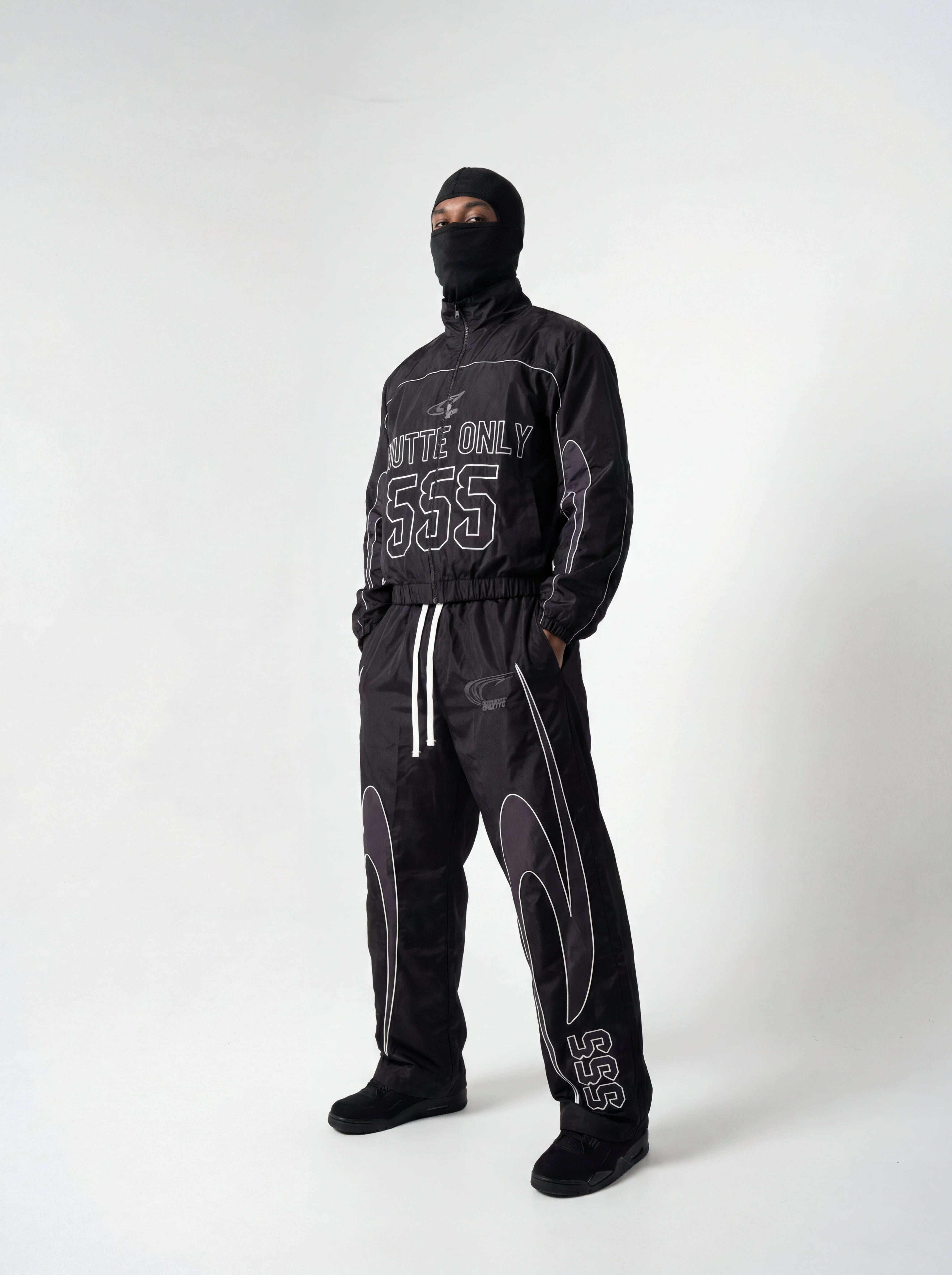 555 FASTLANE BLACKOUT WINDBREAKER SET