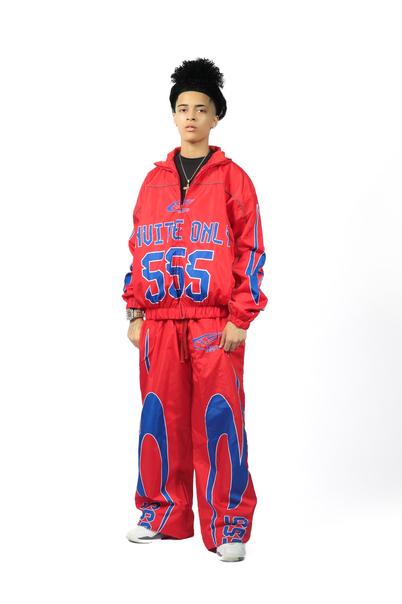 FASTLANE RED/BLUE WINDBREAKER SET