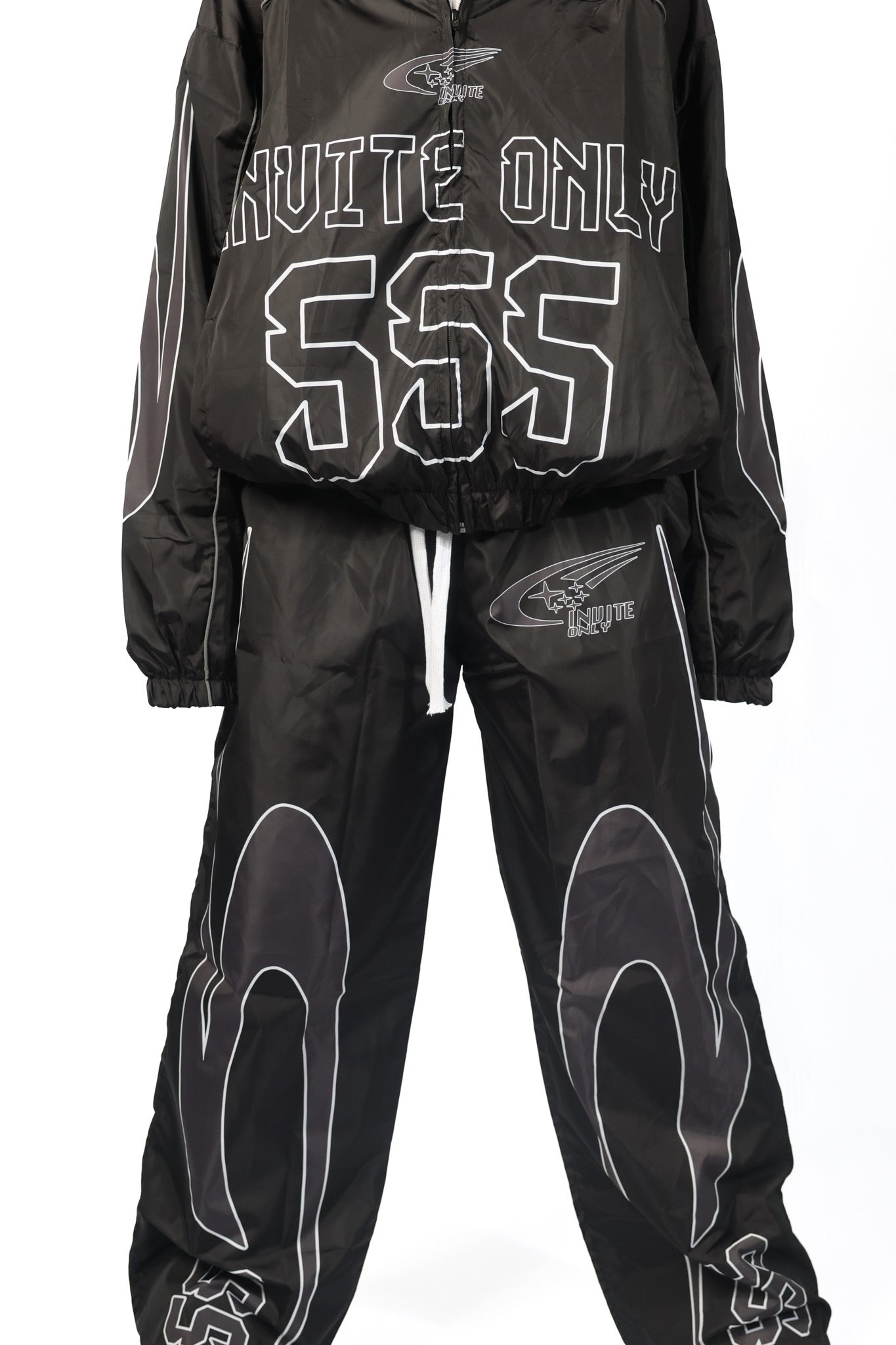 555 FASTLANE BLACKOUT WINDBREAKER SET