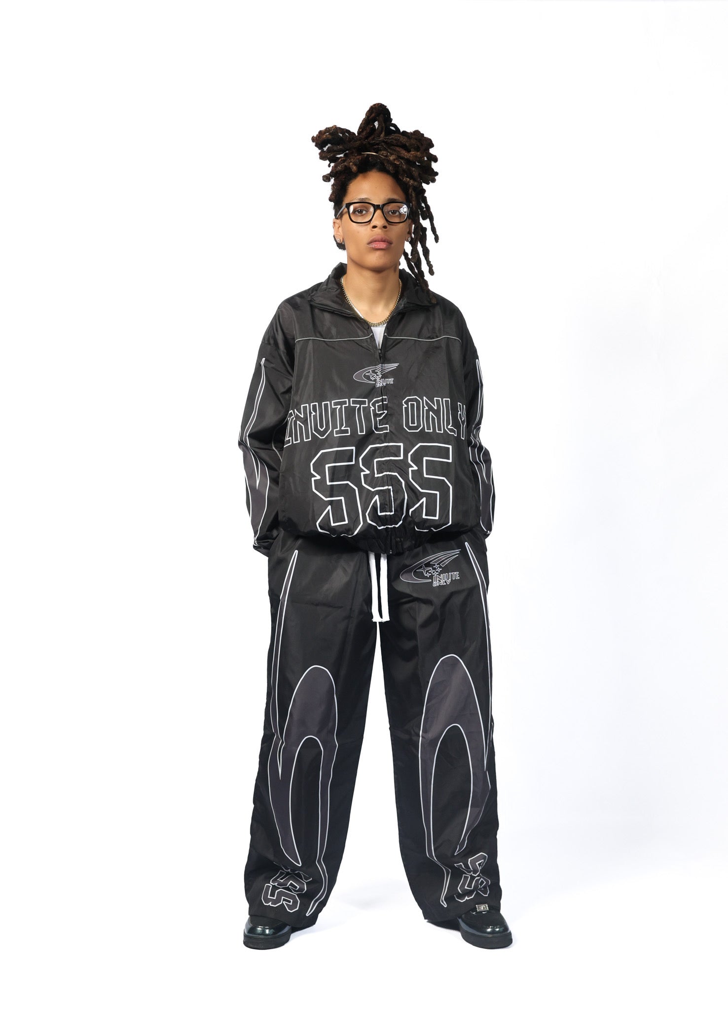 555 FASTLANE BLACKOUT WINDBREAKER SET
