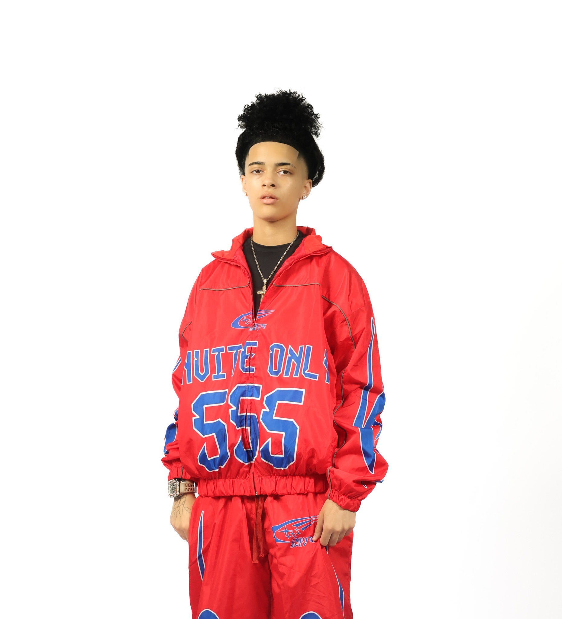 FASTLANE RED/BLUE WINDBREAKER SET